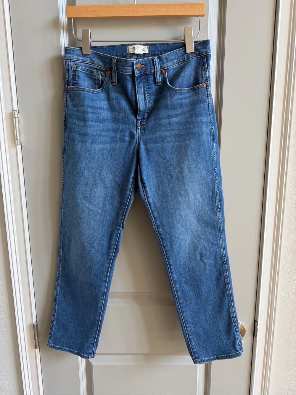 Madewell Mid Rise Stovepipe Jean